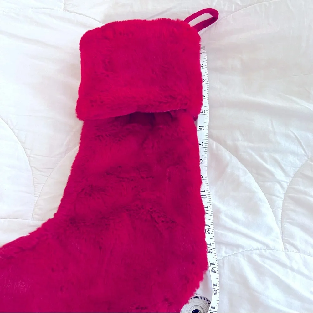 Soft and Cozy wine colored stocking